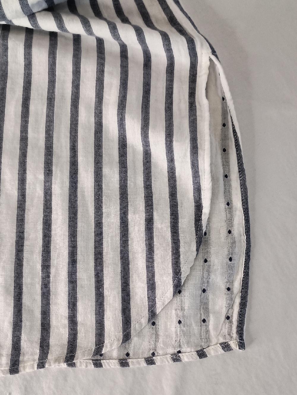 V By Violet Weekend Women's Size Small Cotton Gauze Dress With Pockets Coastal - Picture 6 of 10